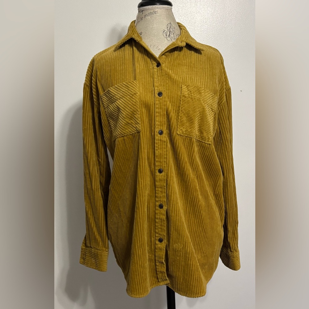 Wild Fable Mustard Corduroy Shirt